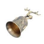 Gogogmee El Zili Çinko Alaşımlı El Sallama Zili Metal Masa Zili Restoran Zili Stili