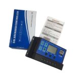 Gogogmee Güneş Panelleri Için Şarj Kontrolörleri 12v Solar Şarj Regülatörü Güneş Kontrolörü Güneş Enerjisi Kontrolörü Güneş Paneli Şarj Regülatörü 24v Solar Şarj Regülatörü Dinamo Zeki