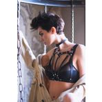 Göğsü Açık Seksi Fantazi Harness Sütyen 1149