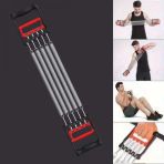 Göğüs Genişletme ve Kuvvet Egzersiz Aleti – 5 Yaylı 5 Kademeli Ayarlanabilir Fitness ve Kuvvet Antrenmanı Ekipmanı