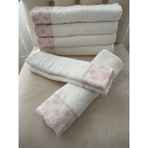 Gohiba Çeyizlik Havlu Çeyizlik El Havlusu Yüz Havlusu Modelleri - 50 x 90 cm - Krem - Pudra