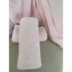 Gohiba Rüya Pudra Pembe Premium Battal Banyo Havlusu 100 x 155 Pamuklu Şık Orijinal Doku ve Tasarım - 100 x 150 cm