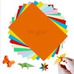 GOIEHIR 100 Yaprak A4 El İşi Kağıdı, 70 g/m² İnce Renkli Fotokopi Kağıdı, Renkli Kağıt, Kendin Yap Origami ve El İşi Tasarımları için (Kağıt Sıkıştırması Değildir)
