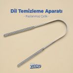 Going Zeero Paslanmaz Çelik Dil Temizleme Aparatı Sert Fırça Kılı ile Etkili Dil Sıyırıcı - 1