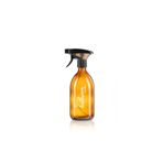 Going Zeero Sarı Amber Cam Sprey Şişesi - 500ml - Bathroom Cleaner Yazılı Cam Şişe Banyo
