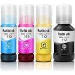 Goink L15150 112 Ecotank Epson Renkli Muadil Mürekkep Seti