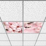 Gök Panel 60X60 LED Panel Aydınlatma Armatür Avize Sıva Altı Desenli 1x2 Ikili Grup 46510093SA - 6400K - Beyaz