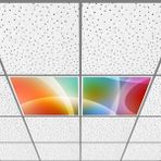 Gök Panel 60X60 LED Panel Aydınlatma Armatür Avize Sıva Altı Desenli 1x2 Ikili Grup 46510113SA - 6400K - Beyaz