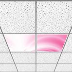Gök Panel 60X60 LED Panel Aydınlatma Armatür Avize Sıva Altı Desenli 1x2 Ikili Grup 46510140SA - 6400K - Beyaz