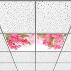 Gök Panel 60X60 LED Panel Aydınlatma Armatür Avize Sıva Altı Desenli 1x2 Ikili Grup 46510714SA - 6400K - Beyaz