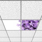 Gök Panel 60X60 LED Panel Aydınlatma Armatür Avize Sıva Altı Desenli 1x2 Ikili Grup 46510730SA - 6400K - Beyaz