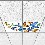Gök Panel 60X60 LED Panel Aydınlatma Armatür Avize Sıva Altı Desenli 1x2 Ikili Grup 46510777SA - 6400K - Beyaz