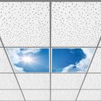Gök Panel 60X60 LED Panel Aydınlatma Armatür Avize Sıva Altı Desenli 1x2 Ikili Grup 46510942SA - 6400K - Beyaz