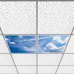 Gök Panel 60X60 LED Panel Aydınlatma Armatür Avize Sıva Altı Desenli 1x2 Ikili Grup 46511160SA - 6400K - Beyaz
