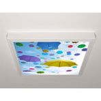 Gök Panel 60X60 LED Panel Aydınlatma Armatür Avize Sıva Üstü Desenli Tekli 46510556SU - 6500K - Beyaz