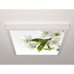Gök Panel 60X60 LED Panel Aydınlatma Armatür Avize Sıva Üstü Desenli Tekli 46510596SU - 6500K - Beyaz