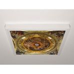 Gök Panel 60X60 LED Panel Aydınlatma Armatür Avize Sıva Üstü Desenli Tekli 46510633SU - 6500K - Beyaz