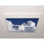 Gök Panel 60X60 LED Panel Aydınlatma Armatür Avize Sıva Üstü Desenli Tekli 46510662SU - 6500K - Beyaz