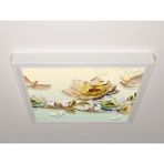 Gök Panel 60X60 LED Panel Aydınlatma Armatür Avize Sıva Üstü Desenli Tekli 46510793SU - 6500K - Beyaz