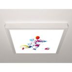 Gök Panel 60X60 LED Panel Aydınlatma Armatür Avize Sıva Üstü Desenli Tekli 46511199SU - 6500K - Beyaz