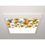 Gök Panel 60X60 LED Panel Aydınlatma Armatür Avize Sıva Üstü Desenli Tekli 46511203SU - 6500K - Beyaz