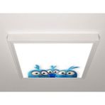 Gök Panel 60X60 LED Panel Aydınlatma Armatür Avize Sıva Üstü Desenli Tekli 46511204SU - 6500K - Beyaz