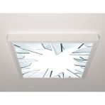 Gök Panel 60X60 LED Panel Aydınlatma Armatür Avize Sıva Üstü Desenli Tekli 46511211SU - 6500K - Beyaz
