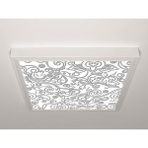 Gök Panel 60X60 LED Panel Aydınlatma Armatür Avize Sıva Üstü Desenli Tekli 46511217SU - 6500K - Beyaz