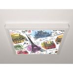 Gök Panel 60X60 LED Panel Sıva Üstü Desenli Tekli 46511236SU - 6500K - Beyaz