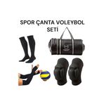 Gök Sports Çocuk Voleybol Dizliği Voleybol Elliği Voleybol Çorabı Spor Çantası Voleybol Seti