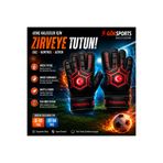 Gök Sports Türk Bayraklı Çocuk Kaleci Eldiveni Futbol Kaleci Eldiveni Bilek Bandajlı