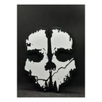 GoKa 3D Craft Call of Duty: Modern Warfare Ghost Logolu Standart Duvar Dekoru / Oyuncu Odası Aksesuarı