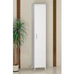 Gökberk GB-3000 %100 Mdf Tek Kapaklı 5 Raflı Banyo Dolabı