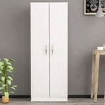 Gökberk GB-4000 %100 Mdf 2 Kapaklı 5 Raflı Çok Amaçlı Dolap