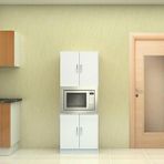 Gökberk GB-6001 Fırın Bölmeli 4 Kapaklı Çok Amaçlı Dolap