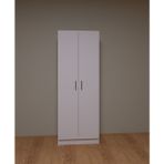 Gökberk GB-6500 2 Kapaklı 4 Bölmeli MDF Beyaz Gardırop