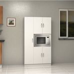 Gökberk GB-7002 %100 Mdf 5 Kapaklı Fırın Bölmeli Çok Amaçlı Dolap