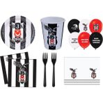 Gökçe Beşiktaş 16 Kişilik Doğum Günü Parti Seti