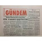 Gökçe Koleksiyon Giresun Gündem Gazetesi 4 Ağustos 2001 - Ilk Raunt Işçilerin GZ35477