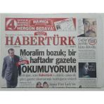 Gökçe Koleksiyon Haber Türk Gazetesi 21 Aralık 2002 - Tayyip Erdoğan Moralim Bozuk Gazete Okumuyorum - Doğum Günü Hediyesi GZ52903