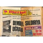 Gökçe Koleksiyon Hürriyet Gazetesi 14 Mayıs 1975 - Demirel Saldırıya Uğradı - Ismail Cem Demirelin Basın Müşaviri Oluyor GZ119081