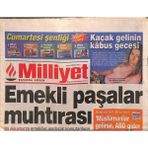 Gökçe Koleksiyon Milliyet Gazetesi 23 Ağustos 2003 - Cem Uzanın Alara Uzana Devrettiği Lüks Yatı Dün Sahil Güvenlik Marmarise Götürdü GZ84884