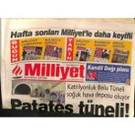 Gökçe Koleksiyon Milliyet Gazetesi 28 Haziran 2003 - Katrilyonluk Bolu Tüneli Soğuk Hava Deposu Oluyor GZ84858