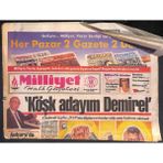Gökçe Koleksiyon Milliyet Halk Gazetesi 15 Kasım 1992 - Fatih Tablosu Nerede ? - Galatasaray Uykuda - Trabzonsporda Yine Hüsran GZ132575