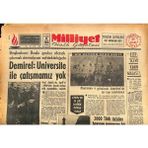 Gökçe Koleksiyon Milliyet Halk Gazetesi 25 Mart 1967 - 2000 Türk Işçisine Bayram Namazını Bir Alman Imam Kıldırdı GZ85814