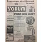 Gökçe Koleksiyon Ordu Yorum Gazetesi 23 Ocak 2007 - Ordunun Gururu Oldular GZ23423