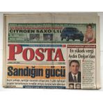 Gökçe Koleksiyon Posta Gazetesi 9 Nisan 1999 - Sandığın Gücü GZ5539
