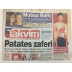 Gökçe Koleksiyon Takvim Gazetesi 15 Mart 2000 - Ünlü Sanatçılar 5 Yıldızlı Otellerde GZ47198