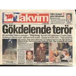 Gökçe Koleksiyon Takvim Gazetesi 25 Şubat 1997 - Romanyada Türk Sanatçılar Gözde * Ibrahim Tatlıses - Serdar Ortaç GZ96790