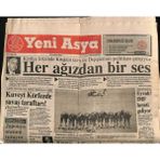 Gökçe Koleksiyon Yeni Asya Gazetesi 15 Eylül 1990 - Ortaköy Camii Ibadete Açıldı GZ87415